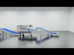 Linha de produção de batatas fritas automática industrial